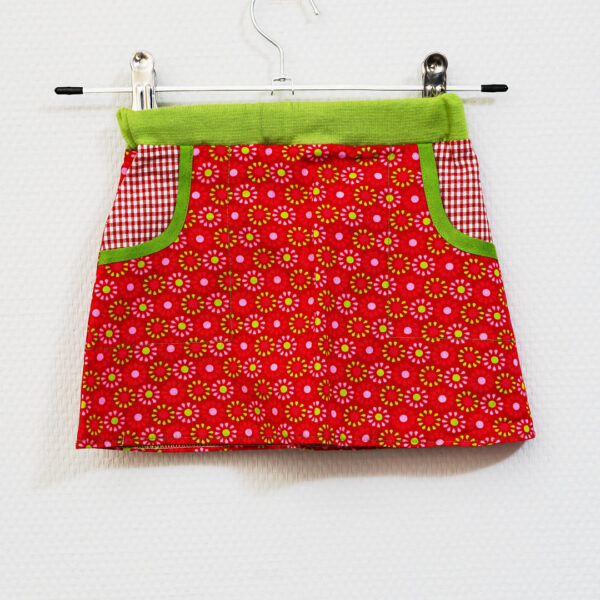 Rokje “Groen/Rood”