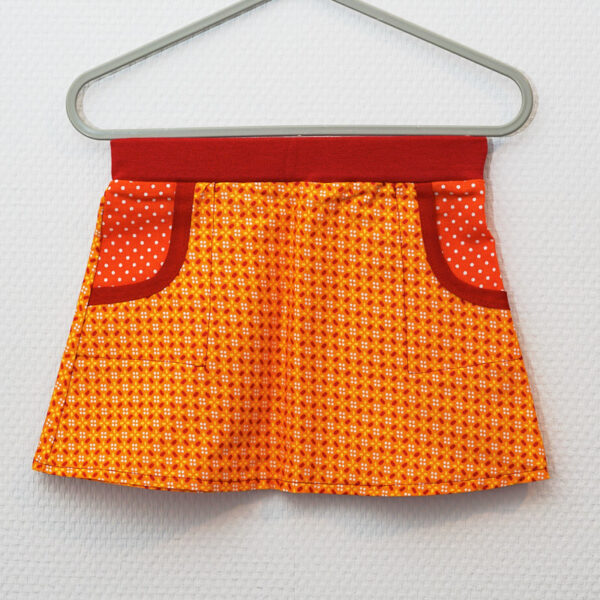Rokje “Oranje/Rood”
